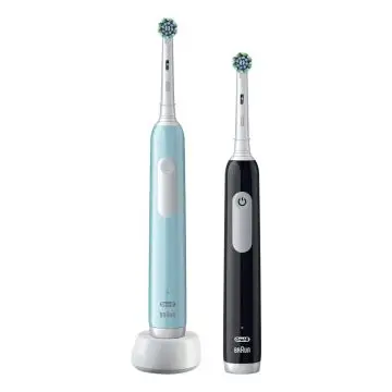 Oral-B Spazzolino Elettrico Ricaricabile Pro Series 1,2 Spazzolini Elettrici, Blu e Nero , 149278