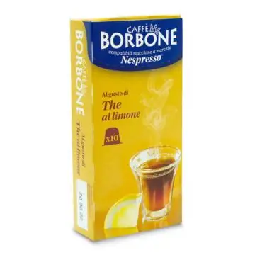 Caffè Borbone Miscela The al Limone in capsule 10pz compatibili con macchine a marchio Nespresso® , 127376