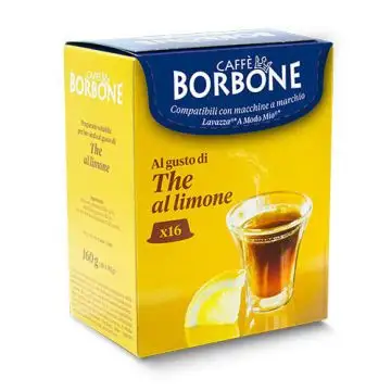 Caffè Borbone Capsule per Lavazza a modo mio Tè al limone 16 pz , 141712