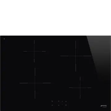 Smeg SI2741D piano cottura Nero Da incasso 75 cm Piano cottura a induzione 4 Fornello(i) , 128621