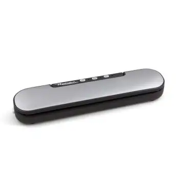 Reber 9350 N V-SLIM macchina per sottovuoto -650 mbar Nero, Argento , 129534