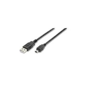 nuovaVideosuono 15/08 cavo USB 5 m USB 2.0 USB A Mini-USB A Nero , 129452