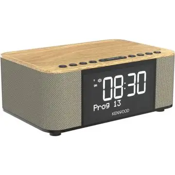 Kenwood Electronics CR-ST40DAB-M Orologio Digitale Beige, Nero, Legno , 161112
