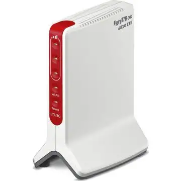 FRITZ! Box 6820 LTE International router wireless Gigabit Ethernet Banda singola (2.4 GHz) 3G 4G Rosso, Bianco , 134311