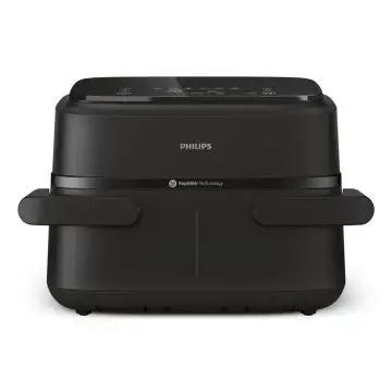 Philips Serie 1000 Airfryer con cestello flexi/doppio, friggitrice ad aria da 7.1L, 10 metodi di cottura, App per ricette NA150/00 , 157885