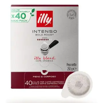 Illy Intenso Cialde caffè Medium-dark roast 40 pz , 153567