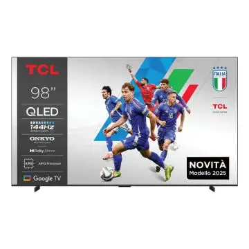 TCL P89K Serie Smart TV QLED 4K 98" 98P89K, 144Hz, audio Onkyo 2.1, Dolby Vision & Atmos, Google TV , 160564