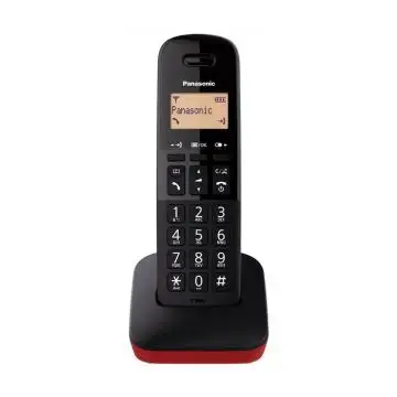 Panasonic KX-TGB610JTR telefono Telefono analogico/DECT Identificatore di chiamata Nero, Rosso , 130897