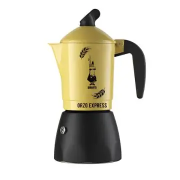 Bialetti Orzo Express Caffettiera 4 tazze in alluminio , 78962