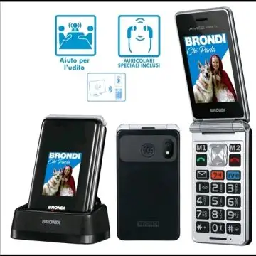 BRONDI CELLULARE AMICO SUPER TV GUNMETAL GREY , 161767