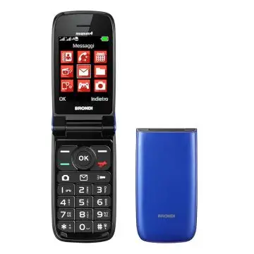 Brondi Maxy Flipattivo Telefono Cellulare Blu , 161764
