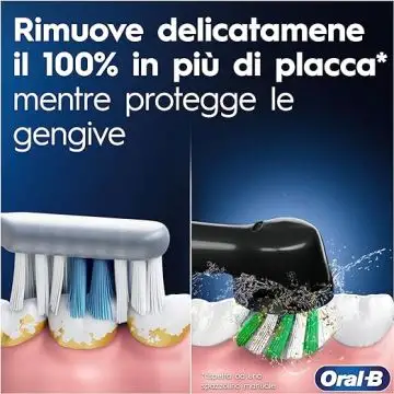 Oral-B Spazzolino Elettrico Ricaricabile Pro Series 1,2 Spazzolini Elettrici, Blu e Nero , 149278