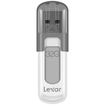 Lexar JumpDrive V100 unità flash USB 32 GB USB tipo A 3.2 Gen 1 (3.1 Gen 1) Grigio, Bianco , 131052