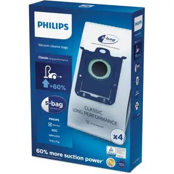 Philips s-bag 4 sacchetti per aspirapolvere , 36424