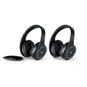 Meliconi HP Easy Digital Bundle Con cavo e senza cavo Cuffie A Padiglione Micro-USB Nero , 131257