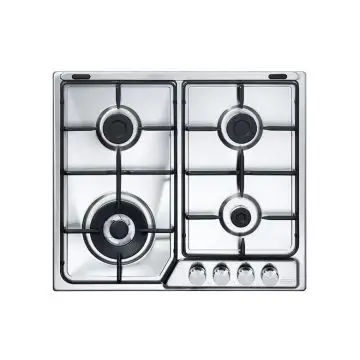 De’Longhi IF 46 ASDV SP N piano cottura Acciaio inossidabile Da incasso 58 cm Gas 4 Fornello(i) , 134355