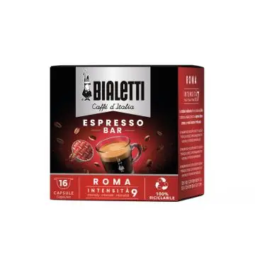 Bialetti Roma Capsule caffè Tostatura scura 16 pz , 90033