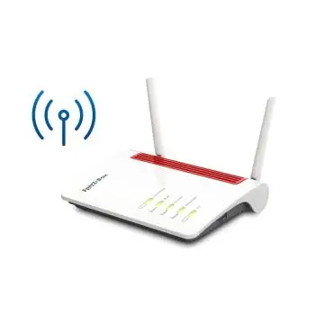 FRITZ! Box 6850 LTE router wireless Gigabit Ethernet Dual-band (2.4 GHz/5 GHz) 3G 4G Rosso, Bianco , 133048