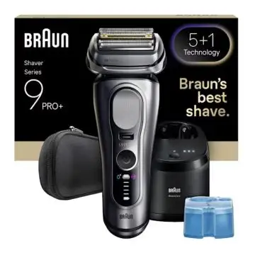 Braun Series 9 Pro+ 9667CC Rasoio Trimmer Argento , 161531