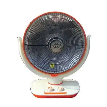 DCG Eltronic SA9660N stufetta elettrica Interno Arancione, Bianco 900 W Riscaldatore ambiente elettrico con ventilatore , 132057