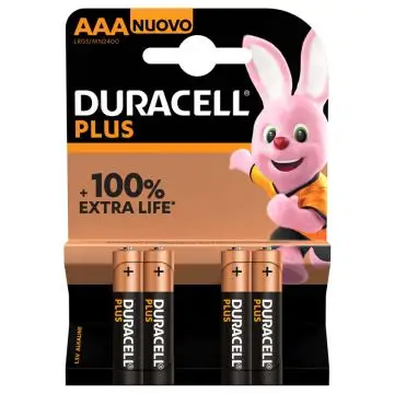Duracell Plus 100 AAA B4 x10 , 140132