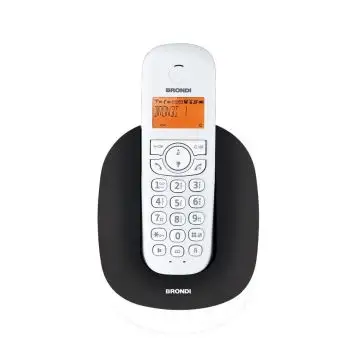 Brondi Manta Telefono DECT Identificatore di chiamata Nero, Bianco , 133269