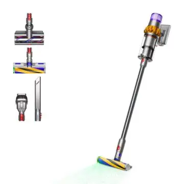 Dyson V15 Detect Absolute aspirapolvere senza filo Nichel, Giallo Senza sacchetto , 151233