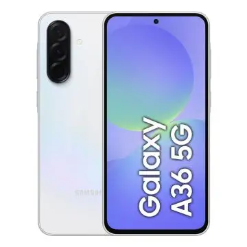 Samsung Galaxy A36 5G, Smartphone con Funzioni intelligenti, Display Super AMOLED 6.7”, 6GB RAM, 128GB, Camera 50MP, Batteria 5.000 mAh, IP67, Awesome White , 158047