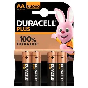 Duracell Plus 100 AA B4 x20 , 140131
