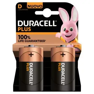 Duracell Plus 100 D B2 x10 , 140133