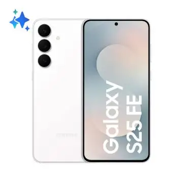 Samsung Galaxy S25 FE, Smartphone AI, Display Dynamic AMOLED 2X 6.7'', Fotocamera 50MP, 8GB RAM, 256GB, Batteria 4.900 mAh, White , 161189
