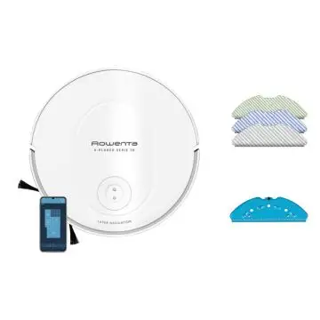 Rowenta X-Plorer RR8477WH Aspirapolvere Robot 0,4 L Senza sacchetto Bianco , 153524