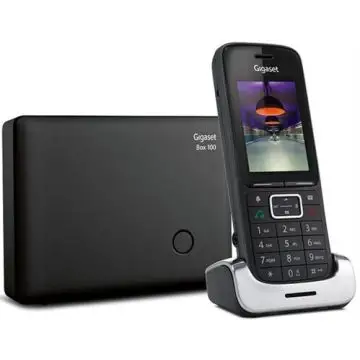 Gigaset Premium 300 Telefono DECT Identificatore di chiamata Nero, Argento , 144205
