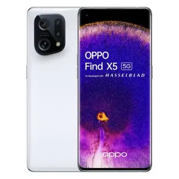 OPPO Find X5 16,6 cm (6.55") Doppia SIM Android 12 5G USB tipo-C 8 GB 256 GB 4800 mAh Bianco , 140988