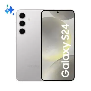 Samsung Galaxy S24 Smartphone AI, Display 6.2'' FHD+ Dynamic AMOLED 2X, Fotocamera 50MP, RAM 8GB, 256GB, 4.000 mAh, Marble Gray , 151758