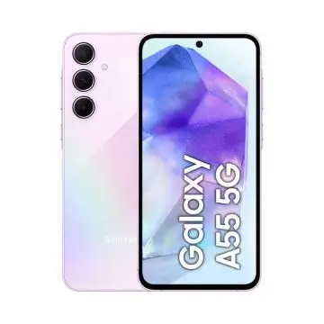 Samsung Galaxy A55 5G Display FHD+ Super AMOLED 6.6”, Android 14, 8GB RAM, 256GB, Dual SIM, Batteria 5.000 mAh, Awesome Lilac , 152918