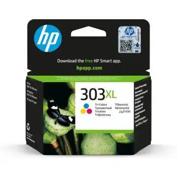 HP Cartuccia di inchiostro in tricromia originale ad alta capacità 303XL , 125491