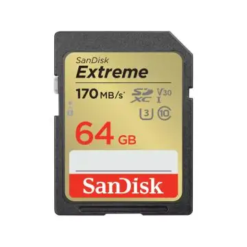 SanDisk Extreme 64 GB SDXC UHS-I Classe 10 , 143031