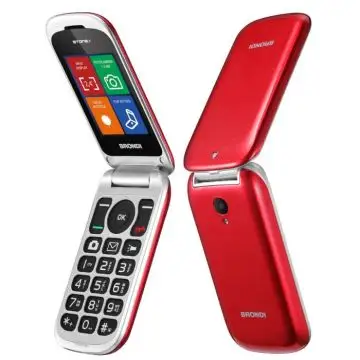 Brondi Stone+ 6,1 cm (2.4") Rosso Telefono cellulare basico , 141501