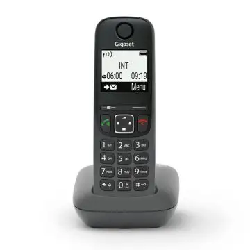 Gigaset AS490 telefono Telefono analogico/DECT Identificatore di chiamata Nero , 141539