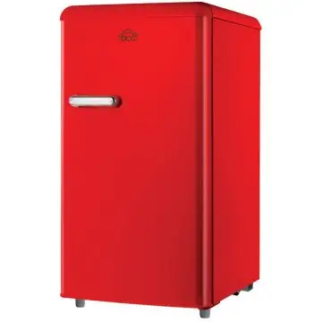 DCG Eltronic MF100R Frigorifero con Congelatore Libera installazione 100 L Rosso , 154215