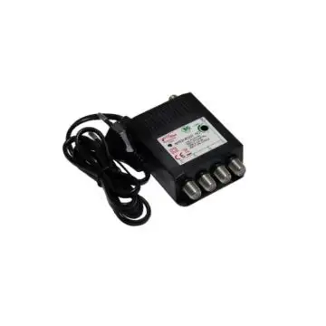 Gbs Elettronica Amplificatore segnale da interno 25dB 4 uscite 5G 862MHz Nero , 154582