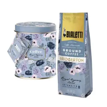 Bialetti Royal Regency Blend caffè macinato con latta decorativa , 155104