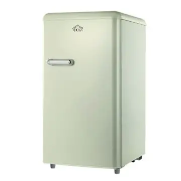 DCG Eltronic MF100C Frigorifero con Congelatore Libera installazione 100 L Crema Retrò , 154213