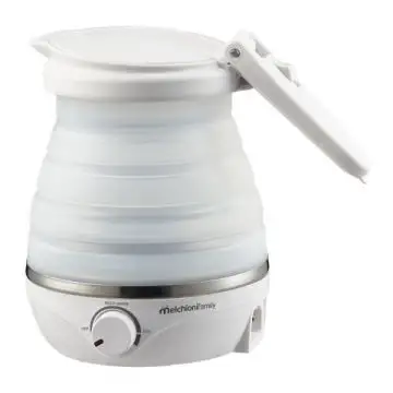 Melchioni Family Mrs Kettle Bollitore da Viaggio Pieghevole 0,6L Doppio Voltaggio 800W , 154741