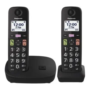 Panasonic KX-TGU112EXB Coppia di Telefoni Cordless  , 154262