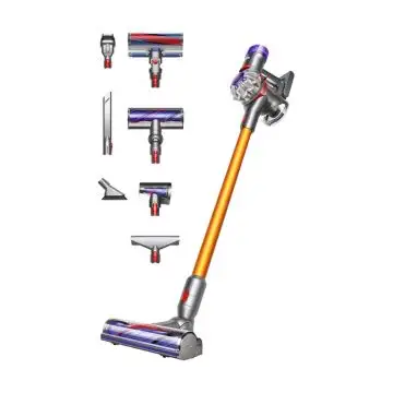 Dyson V8 Absolute aspirapolvere senza filo Argento, Giallo Senza sacchetto , 157024