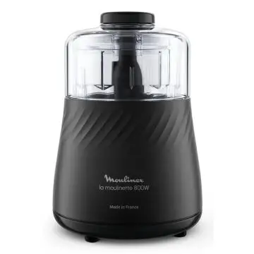 Moulinex DP710810Tritatutto La Moulinette Eco Respect elettrico 0,5 L 800 W Nero, Trasparente , 156058