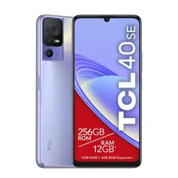 TCL 40 SE 17,1 cm (6.75") Doppia SIM Android 13 4G USB tipo-C 6 GB 256 GB 5010 mAh Viola , 147415
