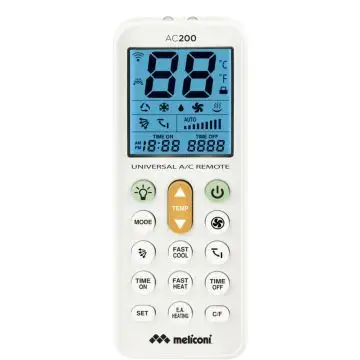 Meliconi AC200 telecomando Aria condizionata Pulsanti , 160849